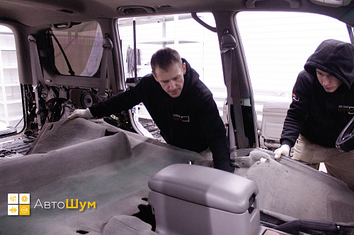 Разбираем пол Лексус ЛХ 470