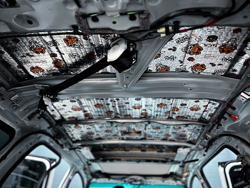 Виброизоляция крыши Мицубиси Монтеро