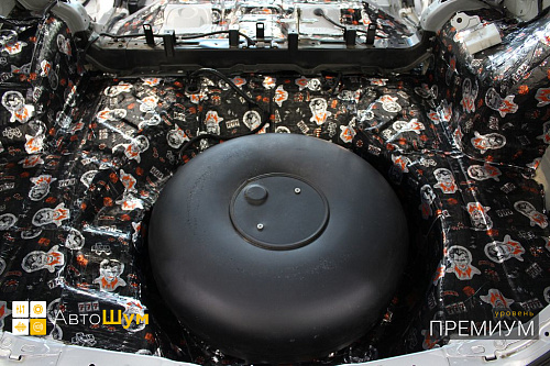 Виброизоляция багажника Ниссан Х-Трейл Т31