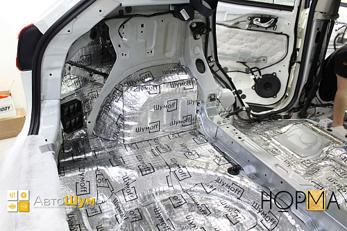 Виброизоляция арок и крыльев Ниссан Кашкай J11.