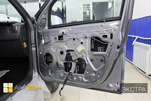 Шумоизоляция дверей Рено Дастер