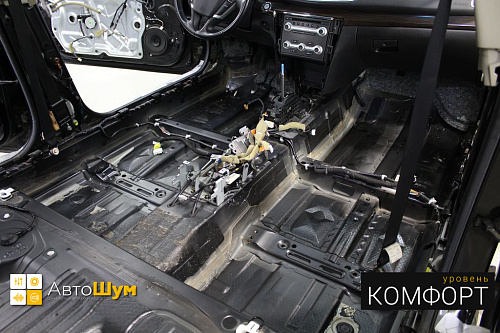 Заводская виброизоляция Nissan Teana