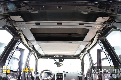 Шумоизоляция крыши Ниссан Х Трейл Т31.