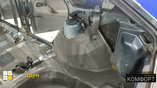 Шумоизоляция арок и крыльев ВАЗ 2114