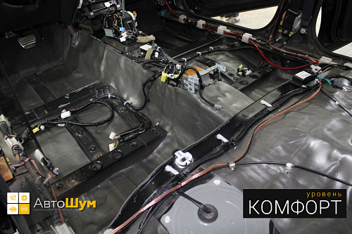 Шумка пола инфинити фх35