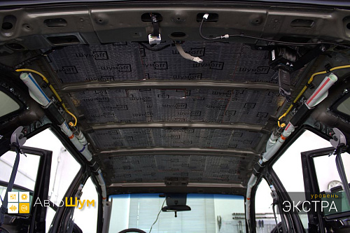 Виброизоляция крыши Хендай Туксон