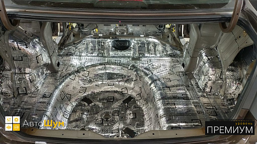 Виброизоляция багажника  Киа Рио КБ