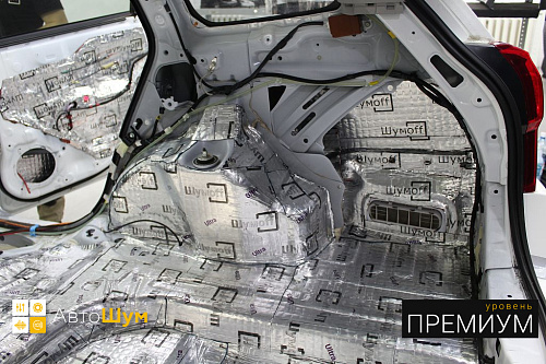 Виброизоляция арок Тойота Филдер