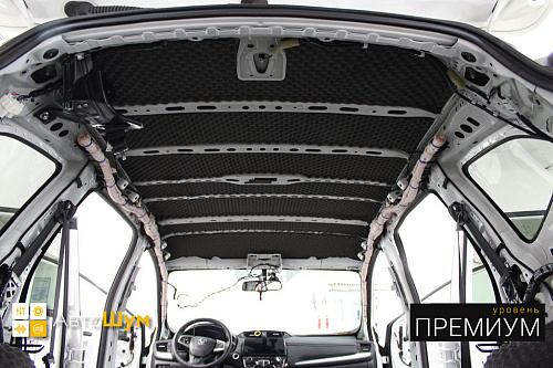 Шумо и теплоизоляция крыши Хонды Ср-В