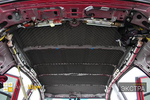 Шумоизоляция крыши  Хонды ЦРВ