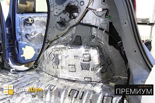 Виброизоляция крыльев и арок Ниссан Ноут