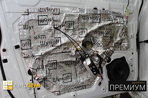 Шумоизоляция дверей Hawtai Boliger.