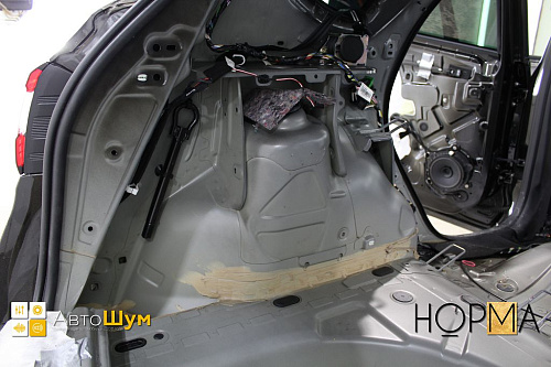 Заводская виброизоляция арок Рено Каптюр.