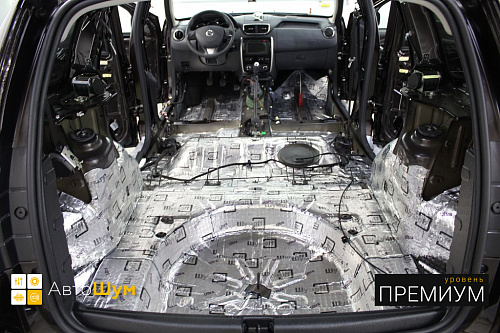 Виброизоляция багажника Ниссан Террано