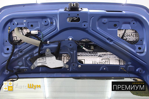 Виброизоляция крышки багажника Ниссан Ноут