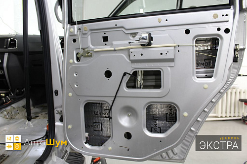 Виброизоляция дверей УАЗ Патриот