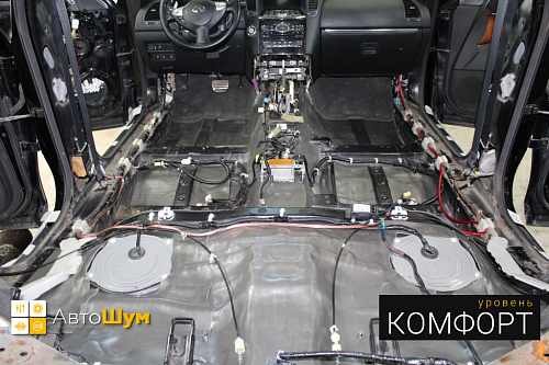 Шумоизоляция пола инфинити фх35