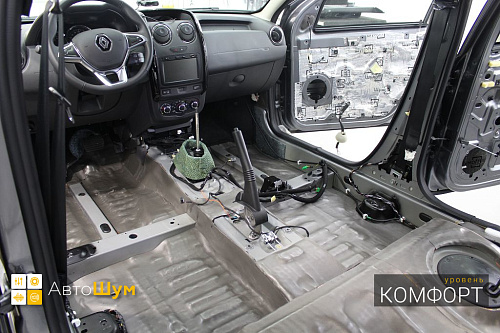 Шумоизоляция пола Рено Дастер