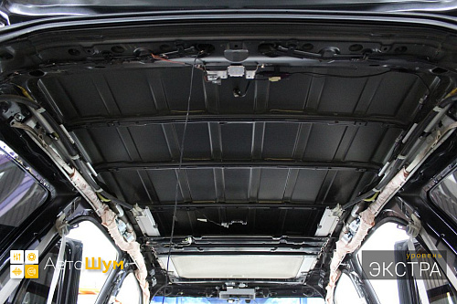 Штатная шумоизоляция крыши Митсубиси Аутледер ХЛ.