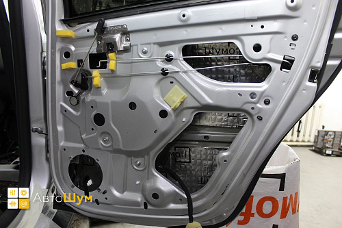 Шумоизоляция дверей Рено Дастер