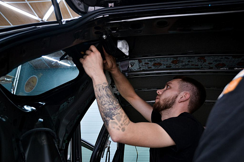 Шумоизоляция крыши Хонда Фит Шатл