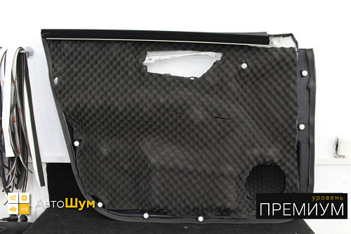 Шумоизоляция дверной обшивки Ниссан Х Трейл