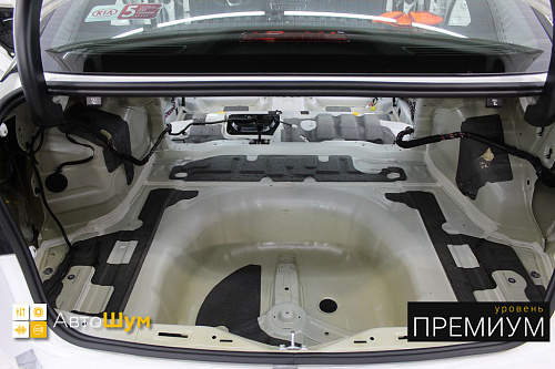 Штатная шумоизоляция багажника Киа Оптима