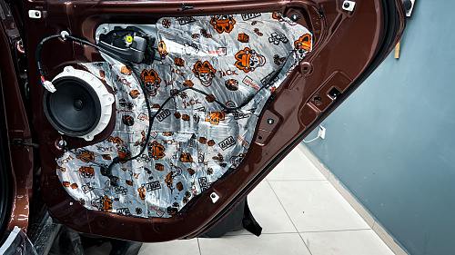 Виброизоляция дверей Хендай Ай Икс 35