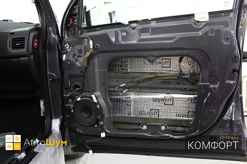 Виброизоляция дверей Ниссан Х Трейл Т31