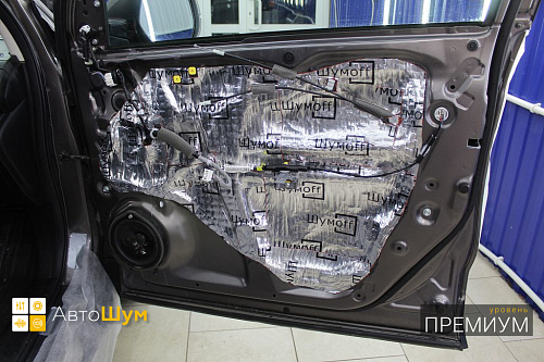 Шумоизоляция дверей Хонда ЦР-В 4