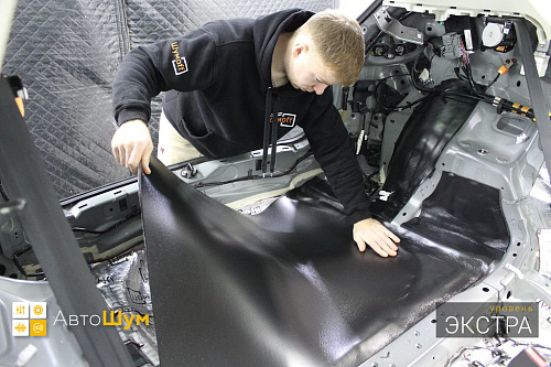 Шумоизоляция багажника Мазды Сх5