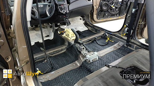 Шумоизоляция днища Хендай Ай 30