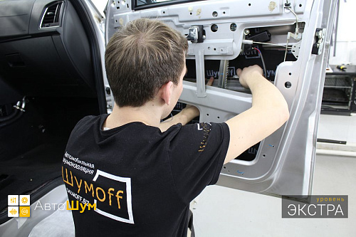 Клеим Шумофф Комфорт 6 УАЗ Патриот