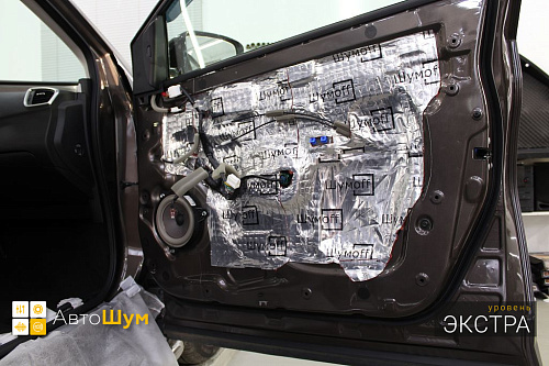 Шумоизоляция двери Ниссан Мурано