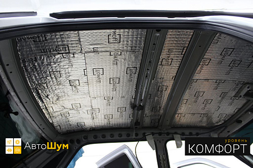 Виброизолированная крыша Лады Приоры