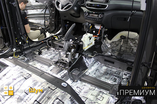 Виброизоляция пола Хендай Туссан