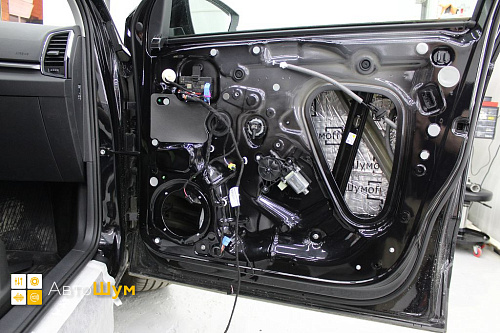 Шумоизоляция дверей Шкода Карок